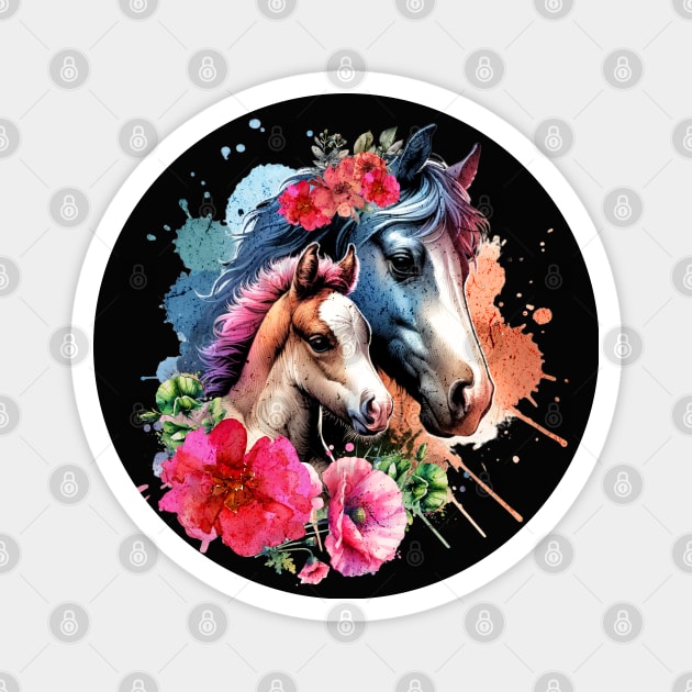 Horses Magnet by BeDazzleMe